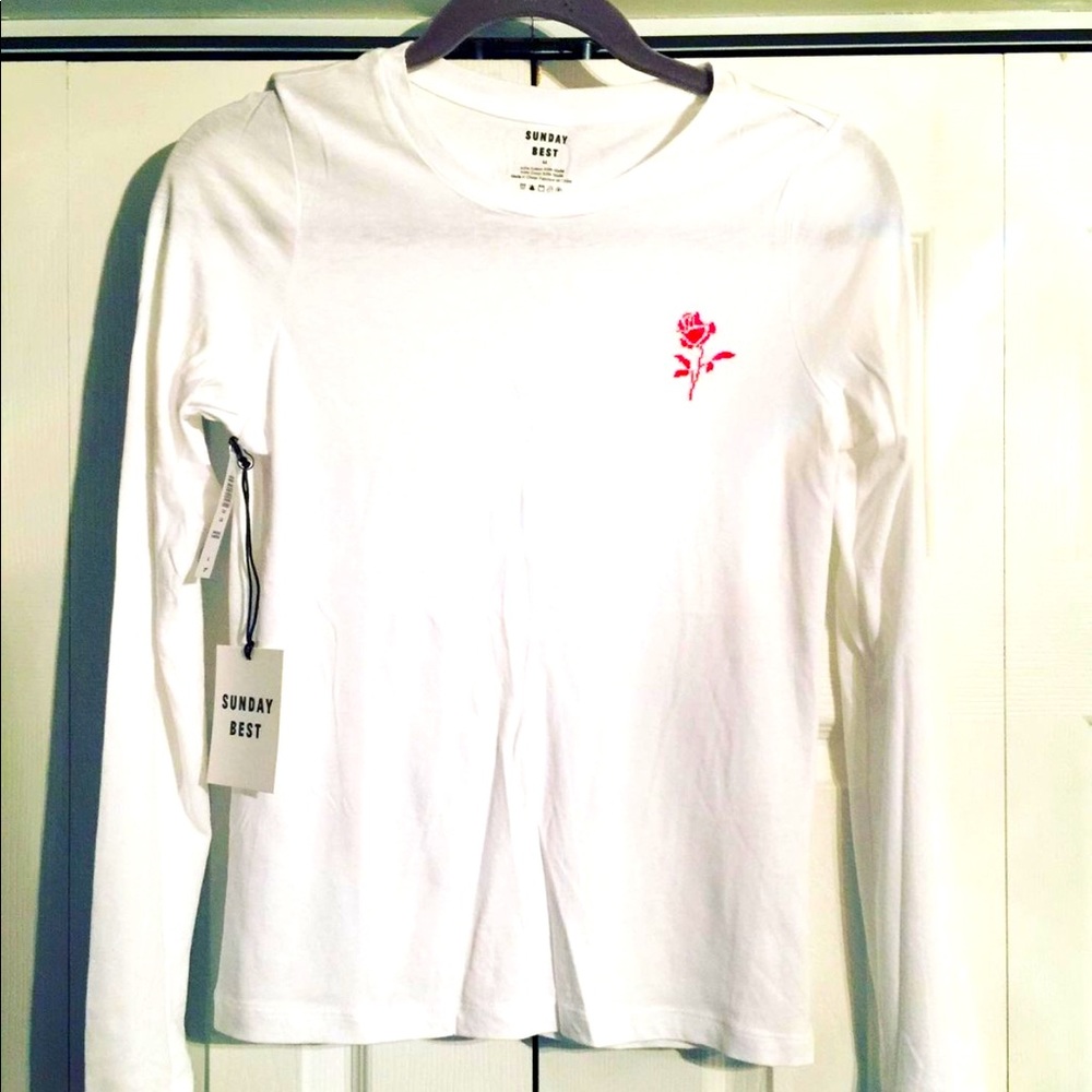 NWT Aritzia Sunday Best long sleeve shirt